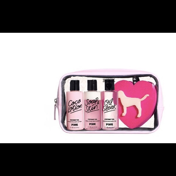 PINK COCONUT OIL BODY CARE GIFT SET - Picture 7 of 7